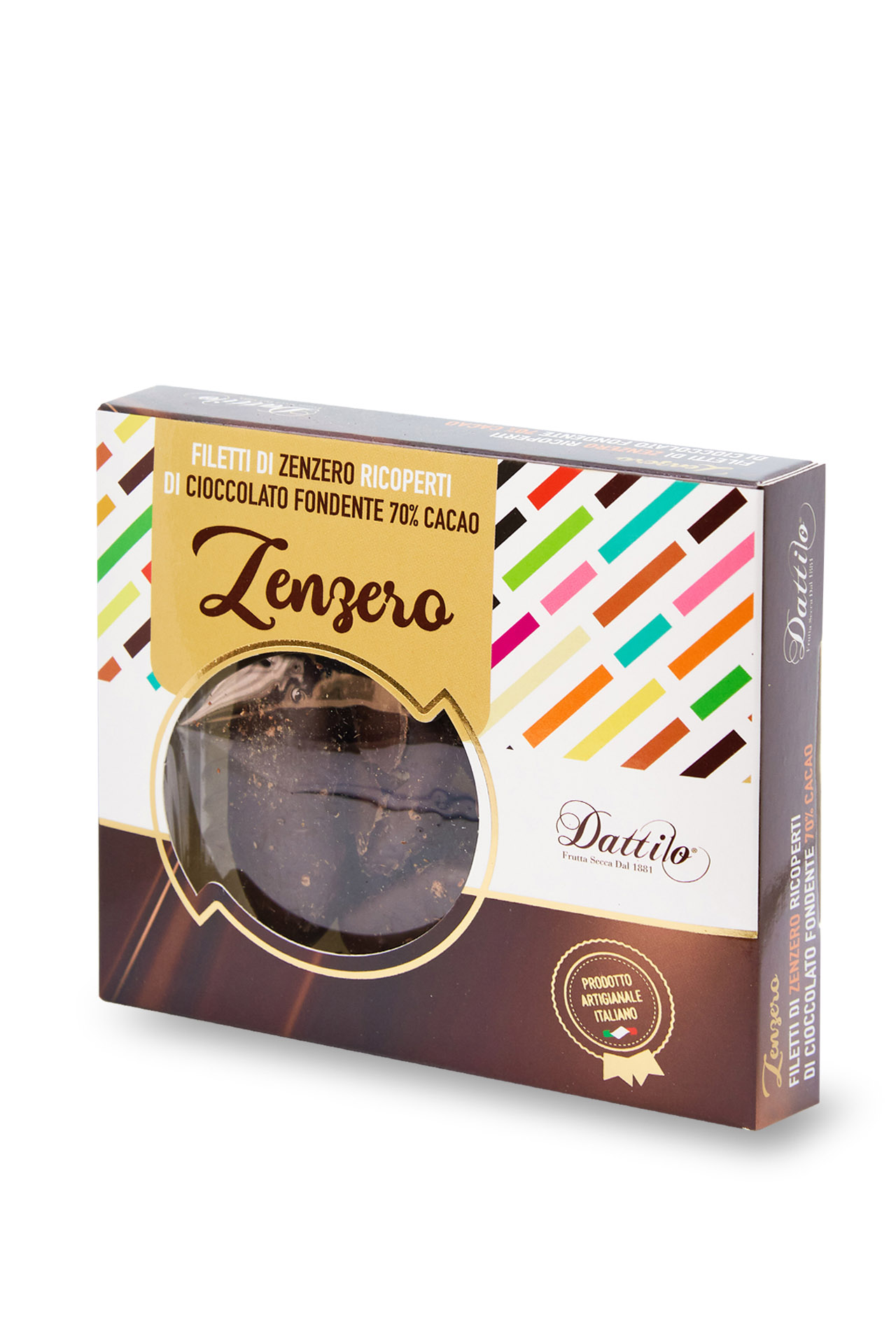 Zenzero ricoperto al cioccolato